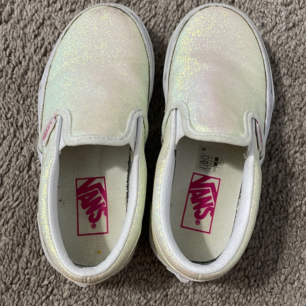Toddler size 11 , VANS shiny , used condition , needs a good cleaning